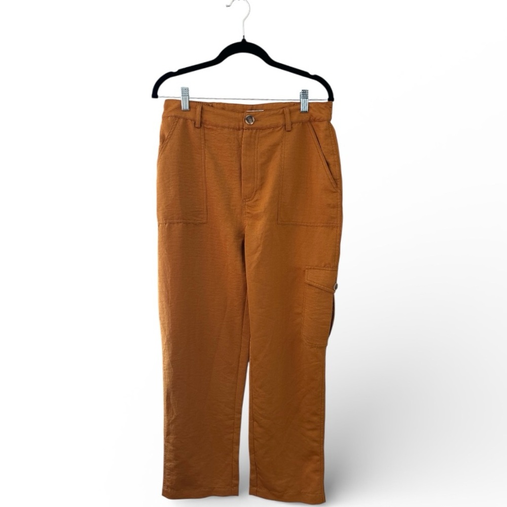 J.O.A. Women’s Copper Brown Cargo Pants M NEW NWT